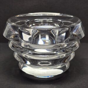 Vintage Lenox Ovations Radiance Crystal Votive Candle Holder Made In Slovenia